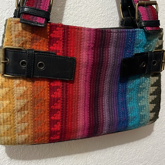 Y2K John Galliano rainbow knit bag - Picture 7 of 7